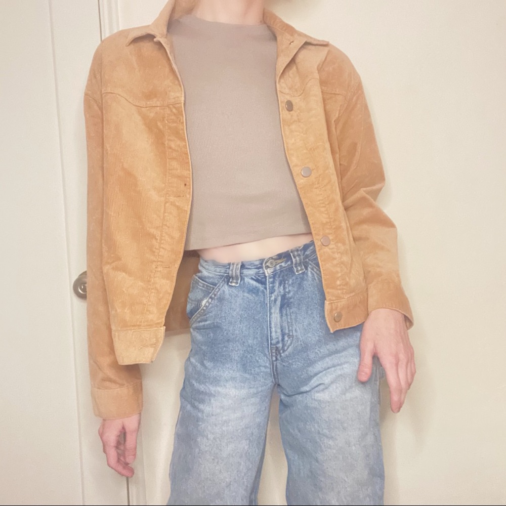UNIQLO camel carpenter jacket